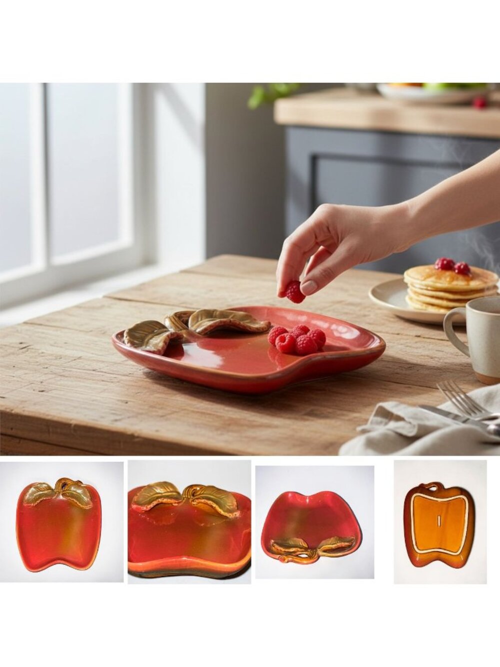 Vintage Ceramic Apple Table Replacement Pieces